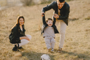 playing outside